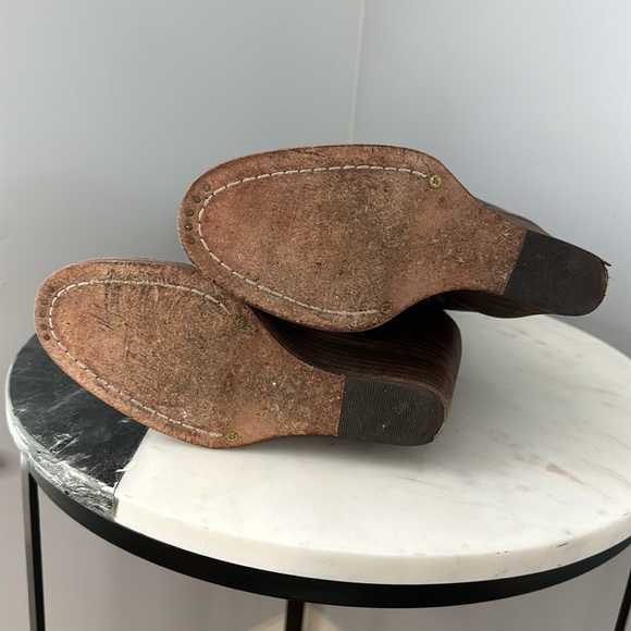 Frye Caroline Campus Wedge Boots, Navy - Picture 8 of 13